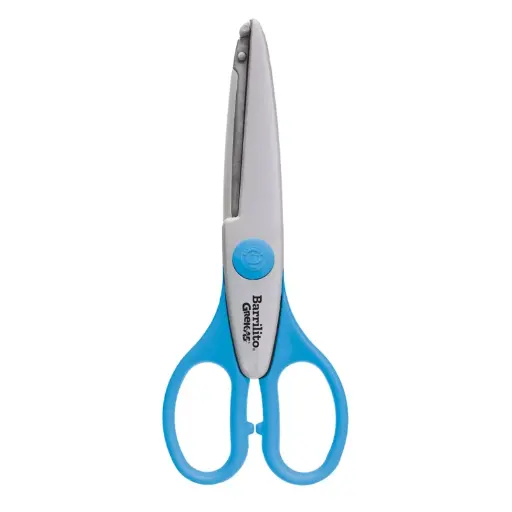 [840660] TIJERA GREKA CHICA NO. 1 ZIG ZAG ATADO DE 3 PZAS.