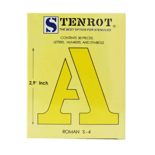 [177020104] STENCIL 7.5CMS S4 ROMANA ATADO DE 2 PZAS.