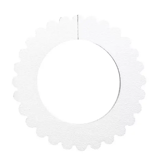 [16108136] CORONA ONDULADA 127 NO. 10 33CMS ATADO DE 5 PZAS.