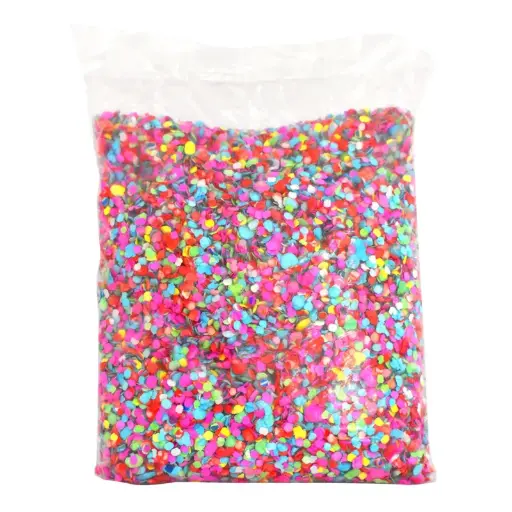 [310401] CONFETTI ECONOMICO CHICO 200GRS ATADO DE 3 PZAS.
