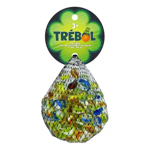 [1220409] Canica trebol C/100 no. 00