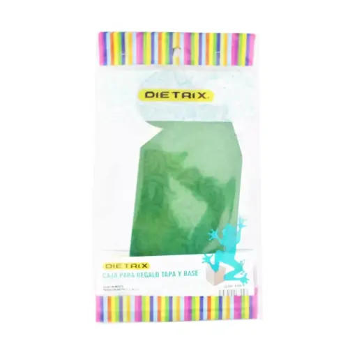 [11304010] Caja holografica cubo 9X9X9CM 8704 paq. c/ 2 PZ.