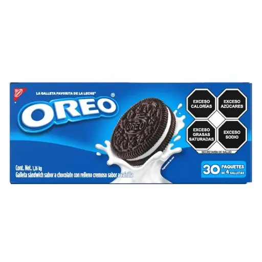 [981020413] Galletas Oreo Nabisco Sabor Chocolate 30 paquetes de 42 g c/u