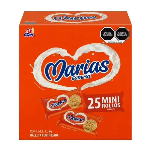 [713768] Marías Gamesa con Mini 25 pzas de 60 g c/u