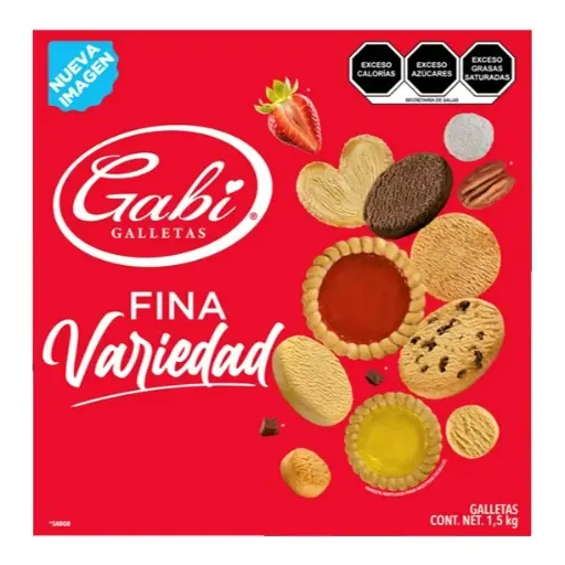 [1443700255] Galletas Gabi Fina Variedad 1.5 kg