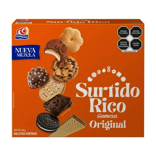 [981027008] Galletas Surtido Rico Gamesa Original 848 g