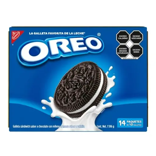 [762221083365] Oreo Nabisco con 14 pzas de 114 g c/u