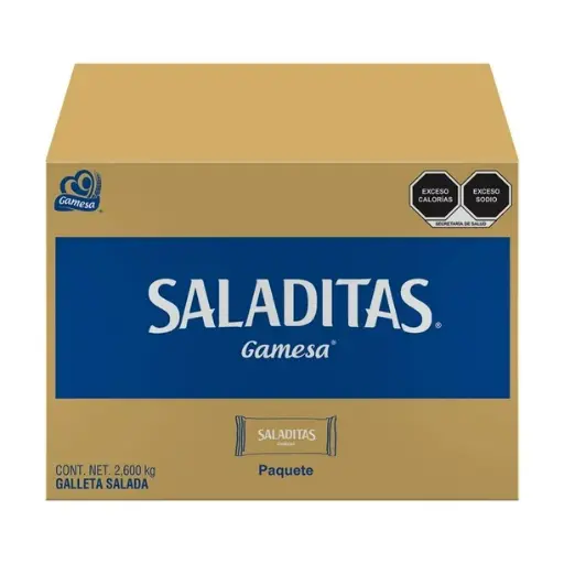 [10032] Saladitas Gamesa con 200 pzas de 13 g c/u