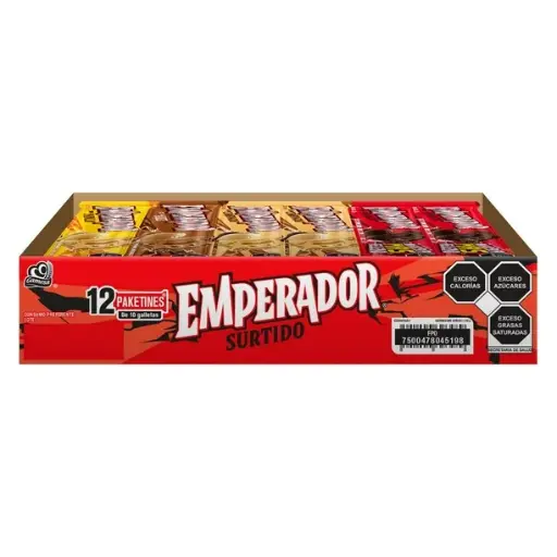 [981036580] Galletas Emperador Gamesa Sabor Surtido 12 Paketines