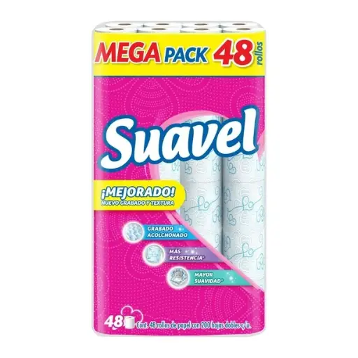 [980037346] Papel Higiénico Suavel 48 Rollos