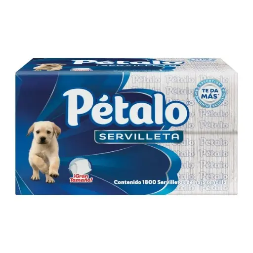 [4420] Servilletas Pétalo Hoja Sencilla 4 Paquetes con 450 pzas c/u