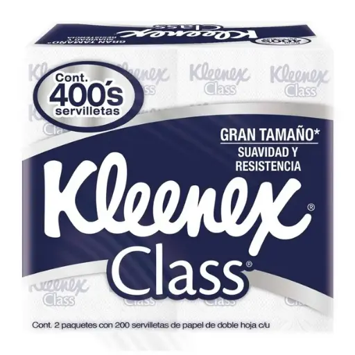 [88020] Servilletas Kleenex Class 2 Paquetes de 200 pzas
