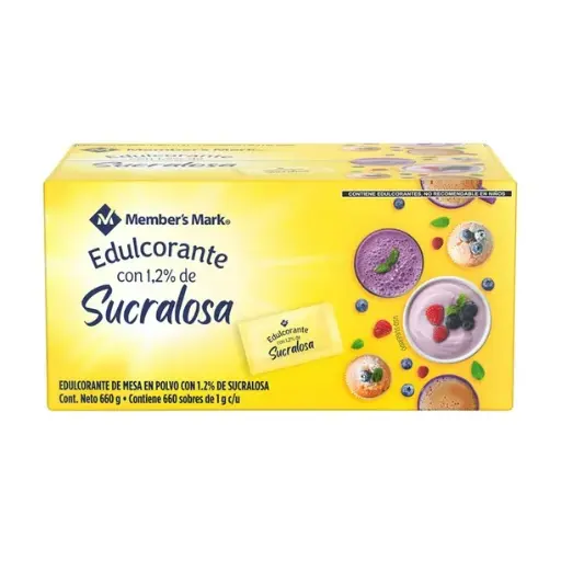 [438587] Edulcorante de Mesa Member's Mark 660 Sobres de 1 g c/u