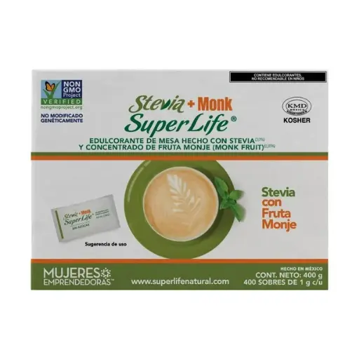 [981014377] Endulzante Super Life Stevia+Monk 400 g