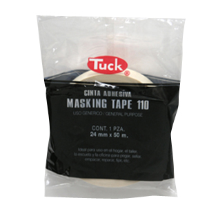 [110 24X50] CINTA TUK MASKING TAPE 110 24X50 PZA