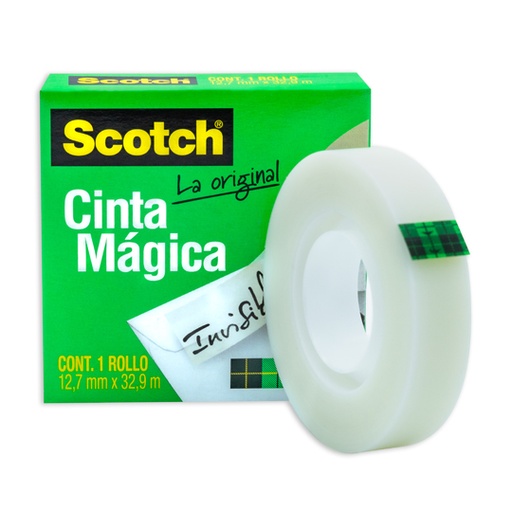 [8101233] Cinta Mágica Mod. 810 Scotch 3M 12.7x32.9 caja con 1 pieza
