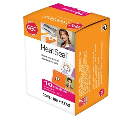 [ETPAPE0000891] Mica térmica 1204 GBC tamaño 6.5x9.5 cm credencial forma rígida