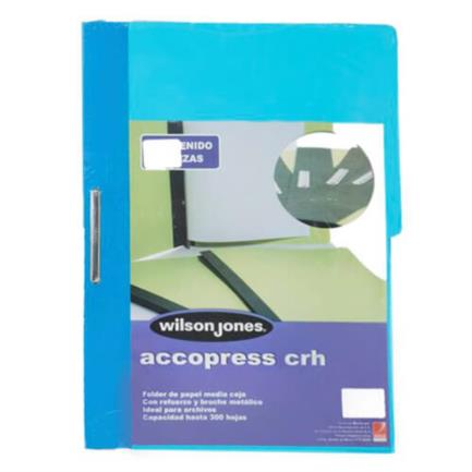 [P1192] ACCOPRESS CRH CTA NP AZ CLARO C/10