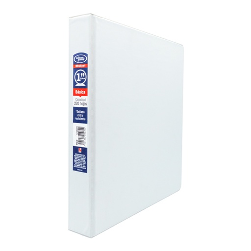 [ETPAPE0001731] Carpeta básica blanca herraje O 1" ACCO color blanco, tamaño carta