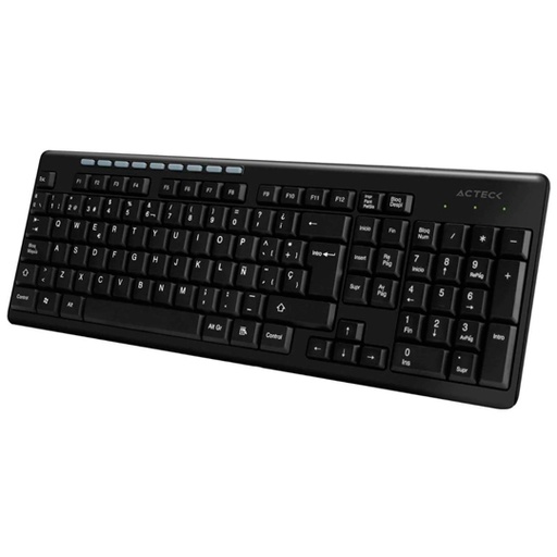 [ETTECN0000057] Teclado inalámbrico Acteck negro.