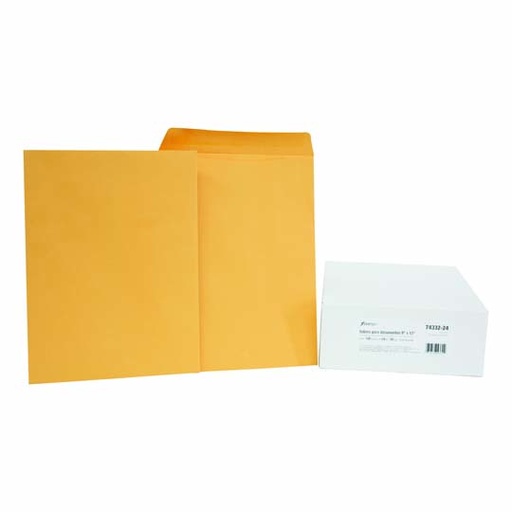 [ESS-SOB-7433224] Sobre kraft engomado Ampad carta caja con 100 pzas