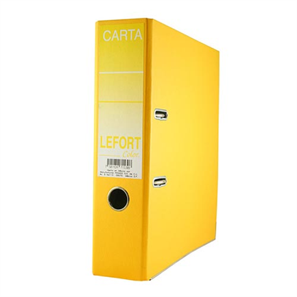 [1530] Registrador Lefort carta color amarillo