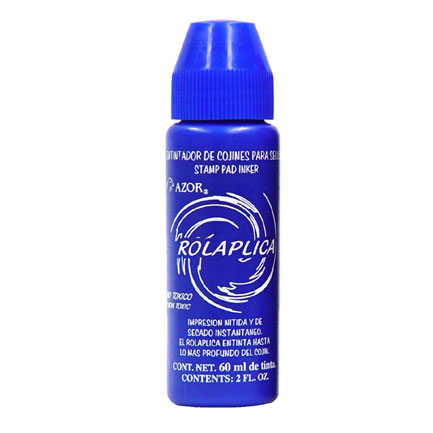 [587AZ] TINTA ROLAPLICA 587 AZUL SELLO 60CC