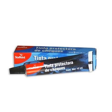 [COG2000] Tinta Protectora Stafford para Cheques Negra 12Ml