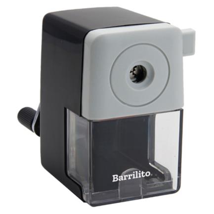 [856] Sacapuntas Semiautomático Barrilito 856 Manual Color Negro