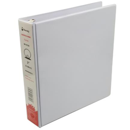 [NE-013D] Carpeta Panoramica Nextep Vinil Aro "O" 2" Carta Blanca
