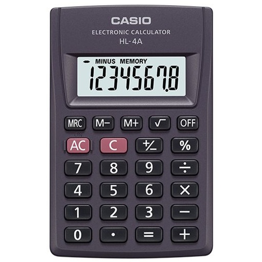 [ETPAPE0000084] Calculadora básica 8 dígitos CASIO básica portátil