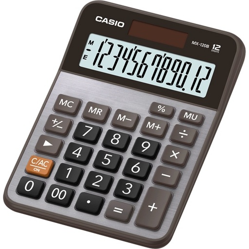 [MX-120B-S-MC] Calculadora de escritorio 12 dígitos CASIO pantalla de cristal líquido