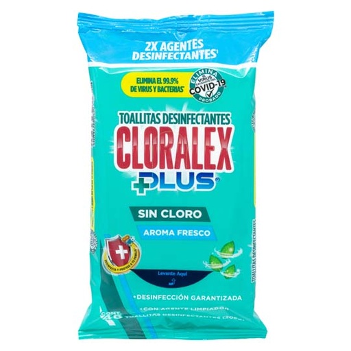 [ETJAFE0000210] Toallitas Cloralex desinfectantes c/48.