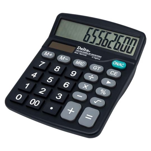 [7807CDE] Calculadora de escritorio 12 dígitos Barrilito calculadora escritorio mediana
