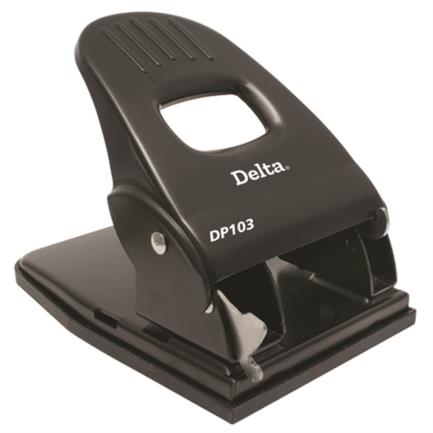[DP103] Perforadora Barrilito Delta 2 Orificios Color Negro