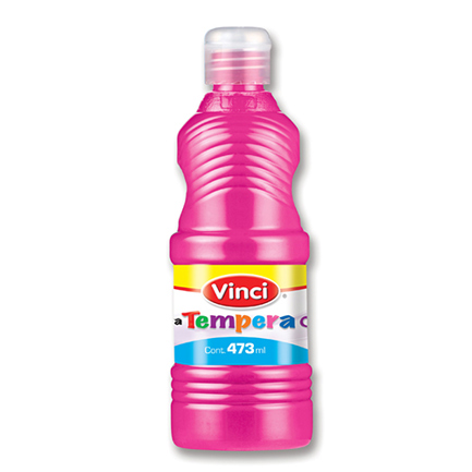 [53097] Pintura tempera vinci 473 ml rosa fluorescente