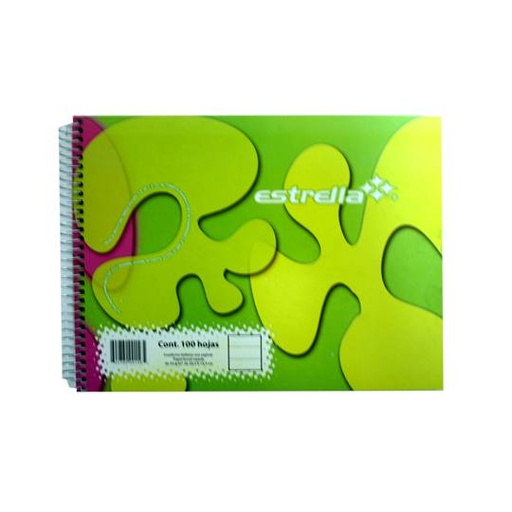 [156] Cuaderno espiral forma italiana Estrellaraya 100 hojas