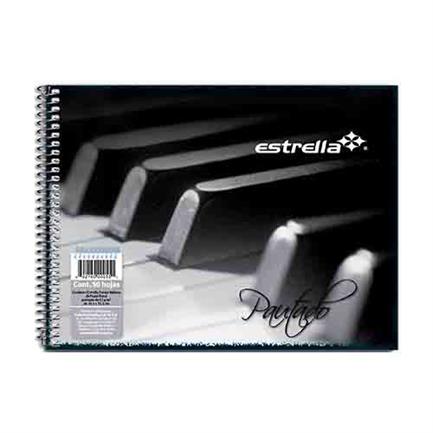[55] CUADERNO ESTRELLA PAUTADO ESPIRAL ITALIANA 50 HJS