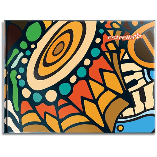 [70] Libreta 1/4 forma italiana Estrella cuadro chico 5 mm 96 hojas