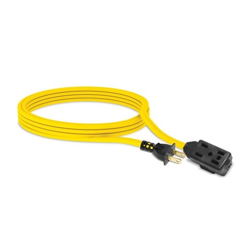 [ETJAFE0000003] Extensión de 3 contactos santul 20 M color amarillo