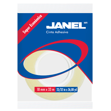 [2551833200] CINTA JANEL ADHESIVA ECONÓMICA 255 18X33
