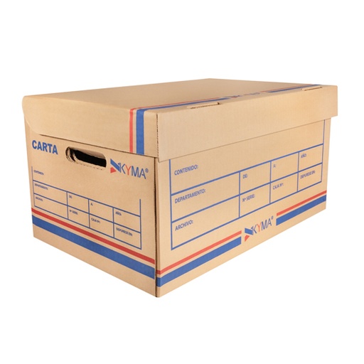 [KYM-CAJ-CRCT] Caja de Archivo de Carton Kyma Tamaño Carta 50x31.5x25.7
