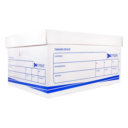 [KYM-CJA-PLOF] Caja Archivo Plástica KYMA Tamaño Oficio56x38x26.5