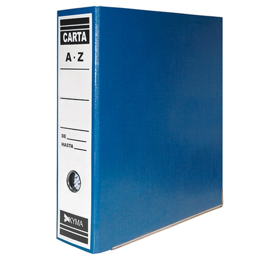 [REGKCAR-AZ] Registrador Arcoiris Azul Indeleble KYMATamaño Carta