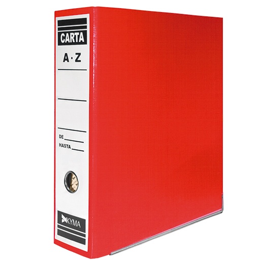 [ETPAPE0000987] Registrador Arcoiris Rojo Indeleble KYMATamaño Carta