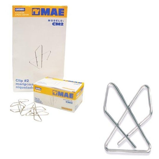 [ETPAPE0002540] Clip Mariposa No.2 MAE