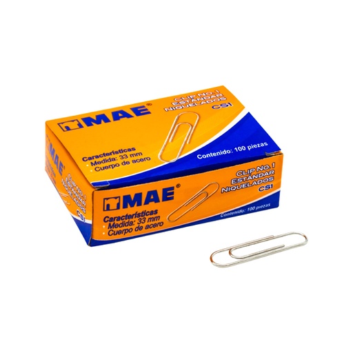 [ETPAPE0002545] Clip Estándar No.1 MAE