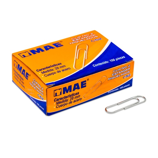 [ETPAPE0002546] Clip estándar no.2 mae.