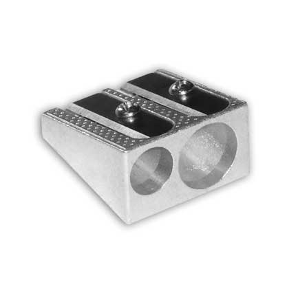 [SMT2-12] SACAPUNTAS MAE METALICO DOBLE TRIANGULAR C/12 PZAS