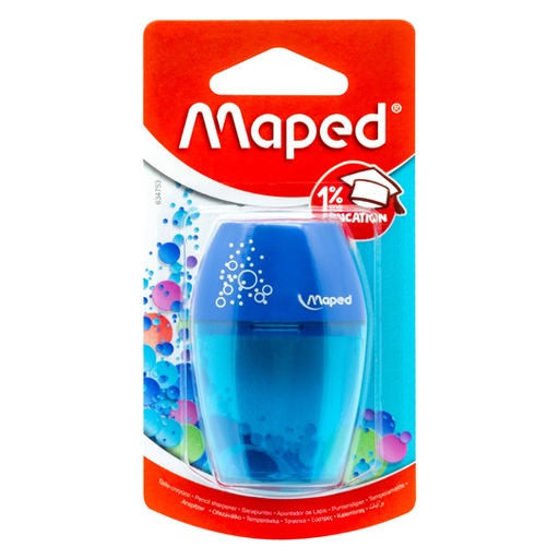 [ETPAPE0001285] Sacapuntas shaker Maped 1 orificio colores surtidos